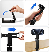 Load image into Gallery viewer, Universal Multipurpose Phone &amp; Tablet Holder for Travel with 360° Multi-Directional Rotation
