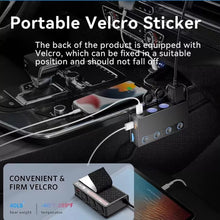 Load image into Gallery viewer, Car Cigarette Lighter Adapter QC&amp;PD 3.0, 120W/180W 12V/24V USB Car Charger Adapter 3 Socket Cigarette Lighter Splitter with LED Voltmeter, 6 Fast Charging Ports, Safe Protection for iPhone,iPad,Laptop
