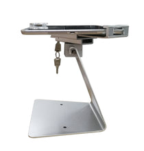 Load image into Gallery viewer, Universal Aluminum Desktop Anti-Theft Lock Stand Holder with Key Support for 7-13&quot; Tablet 360° Flip Back &amp; Front
