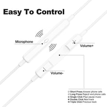 Load image into Gallery viewer, AIVR in-Ear Earphones, Type C Wired Headphones with Mic and Volume Control, Stereo Headphone Headset Compatible Compatible for iPhone 15 Series Samsung ,Huawei , Google Pixel TYPE C Connector
