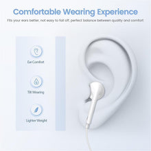 Load image into Gallery viewer, AIVR in-Ear Earphones, Type C Wired Headphones with Mic and Volume Control, Stereo Headphone Headset Compatible Compatible for iPhone 15 Series Samsung ,Huawei , Google Pixel TYPE C Connector
