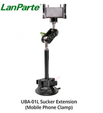Load image into Gallery viewer, LAN PARTE Heavy Duty Universal Car Large Aluminum Suction Cup Phone 360° Holder Flexible Long Arm
