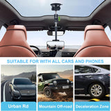 LAN PARTE Heavy Duty Universal Car Large Aluminum Suction Cup Phone 360° Holder Flexible Long Arm