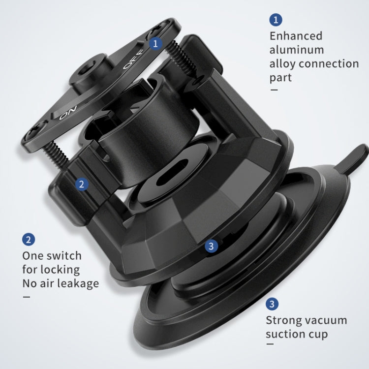 LAN PARTE Universal Car Magic Arm Suction Cup Phone Holder Flexible Bracket for Phone Tablet 12.9"