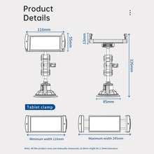 Load image into Gallery viewer, LAN PARTE Universal Car Magic Arm Suction Cup Phone Holder Flexible Bracket for Phone Tablet 12.9&quot;
