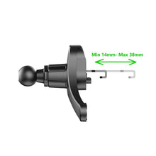 Load image into Gallery viewer, 360° Car Air Vent Phone Mount Holder with Anti Fall Hook Design &amp; Flexible Joint Arm Support Phone Size up to 11cm in Width
