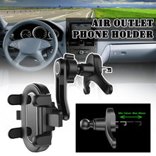 Load image into Gallery viewer, 360° Car Air Vent Phone Mount Holder with Anti Fall Hook Design &amp; Flexible Joint Arm Support Phone Size up to 11cm in Width
