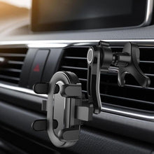 Load image into Gallery viewer, 360° Car Air Vent Phone Mount Holder with Anti Fall Hook Design &amp; Flexible Joint Arm Support Phone Size up to 11cm in Width

