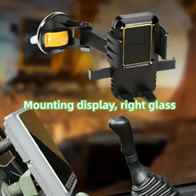 Load image into Gallery viewer, 360° Swivel Universal Car Phone Holder for Windscreen and Dash Mount with 8cm Upgarded Big Suction Extendable Long Arm Big Clamp One Touch Holder
