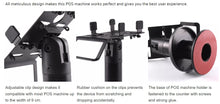 Load image into Gallery viewer, Universal Aluminum Metal POS Terminal Stand Swivel Credit Card Machine Stand Terminal POS Display Stand
