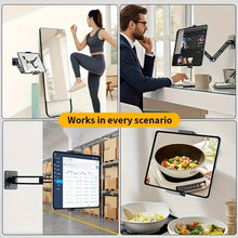 Load image into Gallery viewer, 4-12.9 Inch Aluminum Alloy Rotating Cantilever Wall Mount For Phones And Tablets
