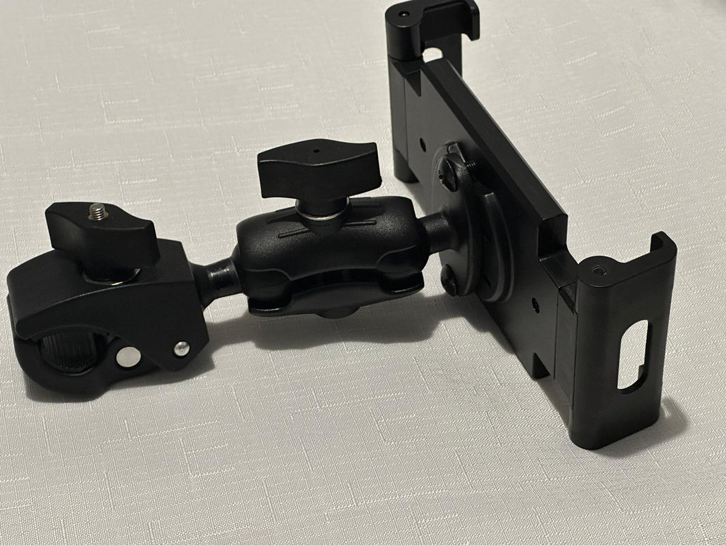 Universal 360° Phone & Tablet Holder for Bike Bicycle Handle Bar Clamp Design Support from 7.0