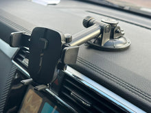 Load image into Gallery viewer, Big Suction Base Extendable Arm &amp; 1 Touch Phone Clamp for Car Dash &amp; Windscreen
