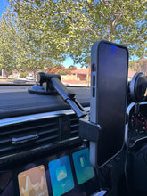 Load image into Gallery viewer, Big Suction Base Extendable Arm &amp; 1 Touch Phone Clamp for Car Dash &amp; Windscreen
