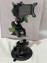 Load image into Gallery viewer, LAN PARTE Heavy Duty Universal Car Large Aluminum Suction Cup Phone 360° Holder Flexible Bracket (Width 9cm)
