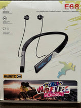 Bluetooth Wireless E-Sport Neckband Headphones Stereo Earbuds with Microphone RGB LED TF Card MP3 Player Support