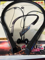 Bluetooth Wireless E-Sport Neckband Headphones Stereo Earbuds with Microphone RGB LED TF Card MP3 Player Support