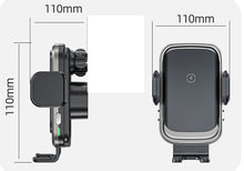 Load image into Gallery viewer, Wireless 15W Qi Fast Charging Automatic Auto Adjustment Clamping Car Cup Phone Holder Mount Support up to 7.5&quot;Inch
