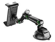 Load image into Gallery viewer, 360° Multi Joints Flexible Long Arm Silicon Strong Suction Cup (80mm) One Touch Phone Mount Support Phone &amp; Tablet Size from 12.0cm to 24.6cm
