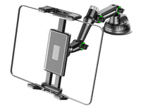 Load image into Gallery viewer, 360° Multi Joints Flexible Long Arm Silicon Strong Suction Cup (80mm) One Touch Phone Mount Support Phone &amp; Tablet Size from 12.0cm to 24.6cm
