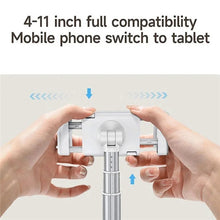 Load image into Gallery viewer, Universal 360° Bend Arm Gooseneck Phone &amp; Tablet Holder for 4&quot;-11&quot; Inch Height Adjustable 37cm, 855g
