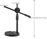 Desktop Phone Mount Selfie Ring Light 26CM With Stand Articulating Arm Camera Mount Heavy Base