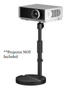 Projector Stand with 1/4 Ball Head Adjustable Height 30cm-45cm Desktop Projector Heavy Base