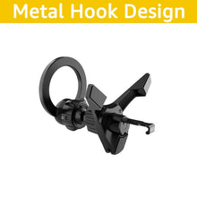 Load image into Gallery viewer, Universal Car Air Vent with Anti-Fall Clip Fully Compatible for Vent Magnetic Magsafe with Metal Ring
