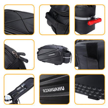Load image into Gallery viewer, RZAHUAHU Bicycle Bag Large Capacity Cycling MTB Road Mountain Bike Saddle Bag Luggage Carrier Seat Pannier Bicycle Accessories 10L (YA-367)
