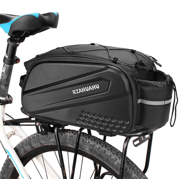 RZAHUAHU Bicycle Bag Large Capacity Cycling MTB Road Mountain Bike Saddle Bag Luggage Carrier Seat Pannier Bicycle Accessories 10L (YA-367)