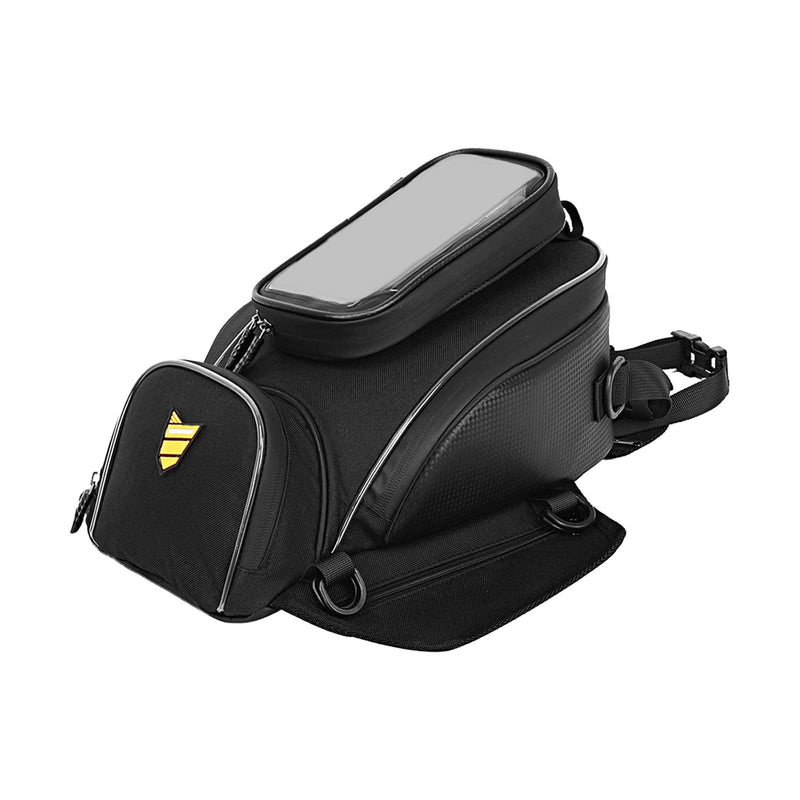 RZAHUAHU Motorcycle Tank Bag Toolkit Storage Fuel Tank Bag Quick Release Handbag (YA-539)