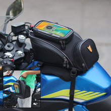 Load image into Gallery viewer, RZAHUAHU Motorcycle Tank Bag Toolkit Storage Fuel Tank Bag Quick Release Handbag (YA-539)
