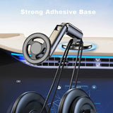 360° Rotatable Aluminum Magsafe Magnetic Phone Holder, 360° Rotate Car Dashboard Strong Magnet Grip (Diameter 6Cm Base)