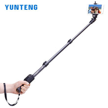 Load image into Gallery viewer, YUNTENG YT-0188 Extendable Handheld Tripod Monopod Adapter Self Held with Phone Clip &amp; Bluetooth Shutter
