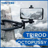 YUNTENG VCT-3280 Octopus Tripod Mobile Phone SLR Micro Camera Eight Catch Fish Bracket Handheld Multifunction Tripod