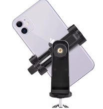 Load image into Gallery viewer, Yunteng 5528 Horizontal and Vertical Swivel Photo Cell Phone Clip Tripod Head Adapter Cell Phone Clip

