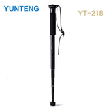 YUNTENG YT-218 Portable Photography Monopod Alum Alloy 1/4" Screw Mount 37-152cm Adjustable Height Max. Load 1.5kg