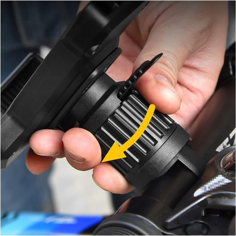 Universal Phone Holder with Adjustable Strap for Bike Bicycle E-Bike Scooter One Touch Open Support Phone Size up to 7.2"