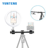 YUNTENG VCT-369 Crossbar Bracket Tripod Extension Rod 1/4 Screw Suitable for Phone Camera Live Photography 69cm