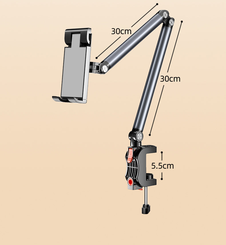 X&X Lazy Mobile Holder 360 Rotating Flexible Folding Aluminum alloy Arm Bedside Desk
