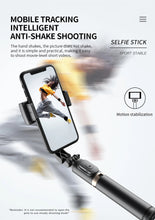 Load image into Gallery viewer, Handheld Gimbal 1-Axis Stabilizer for Smartphone Bluetooth Remote Control Selfie Stick Tripod Stand for iPhone Android Mobile (Q08)
