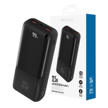 Load image into Gallery viewer, iQuick POWER SQUARE 0 Digital Display Power Bank 10000mAh 22.5W LED Display (1*USB Type-C/2*Type-A) - Black
