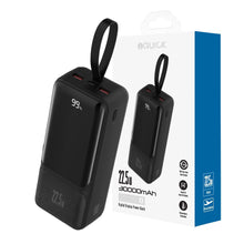 Load image into Gallery viewer, iQuick POWER SQUARE 0 Digital Display Power Bank 30000mAh 22.5WLED Display (1*USB Type-C/2*Type-A) - Black
