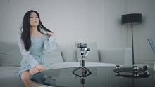 Load and play video in Gallery viewer, Auto Face Tracking 360° Gimbal Bluetooth Stabilizer Flexible Selfie Stick Tripod LED Fill Light - Q18
