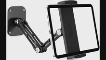 Load and play video in Gallery viewer, 4-12.9 Inch Aluminum Alloy Rotating Cantilever Wall Mount For Phones And Tablets
