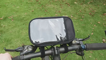 Load and play video in Gallery viewer, Bicycle Handlebar Basket Bag Bike Reflective Front Pannier Tube Waterproof
