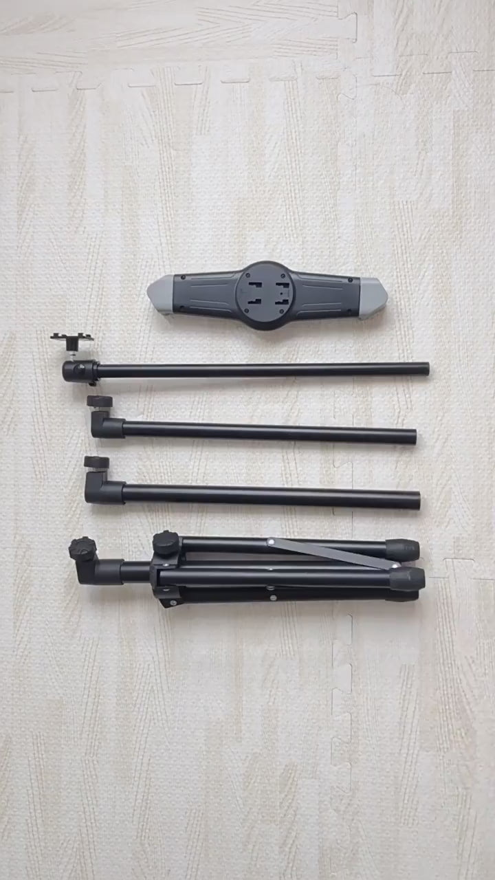 AODIV Universal 360° Compact Foldable Tripod Stand up to 1.65 Meter Height & Support Tablet Size 9.5