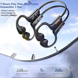 Awei A886BL Air Conduction Headphones Wireless Bluetooth Earphone with Mic Hifi Hanging TWS Earbuds