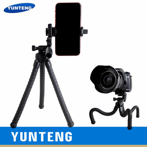 YUNTENG VCT-3280 Octopus Tripod Mobile Phone SLR Micro Camera Eight Catch Fish Bracket Handheld Multifunction Tripod