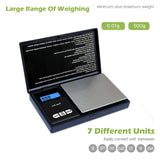 Digital Electronic Scale Mini Pocket Size from 0.01 - 500g (Micro mg) for Weighing Gold Jewellery Medical Herbs etc